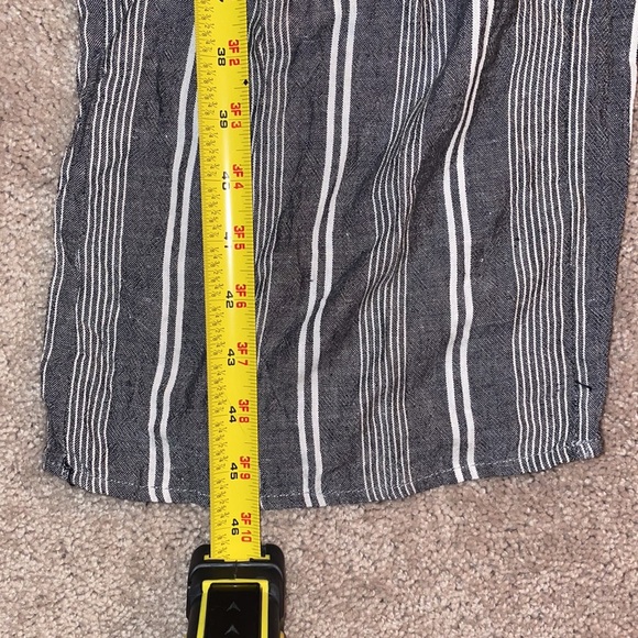 Chloe + Rene blue and white striped romper - Picture 9 of 9